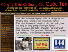 Tablet Screenshot of banghieu-quangcao.net